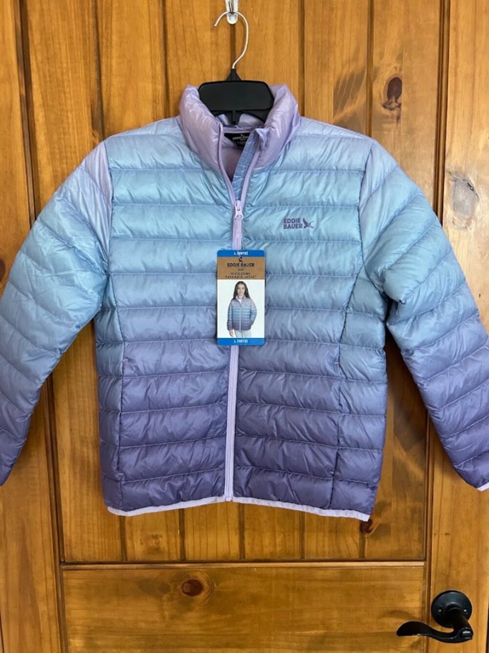 New! Beautiful Eddie Bauer Kids Down Packable Jacket